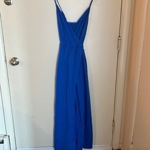 Women's Deep V-Neck Casual Maxi Dress